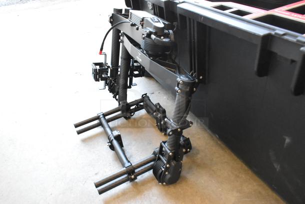 Freefly Mavi M10 M10B22910 full cage gimbal, robust design, good condition, black carbon fiber frame, visible wiring.