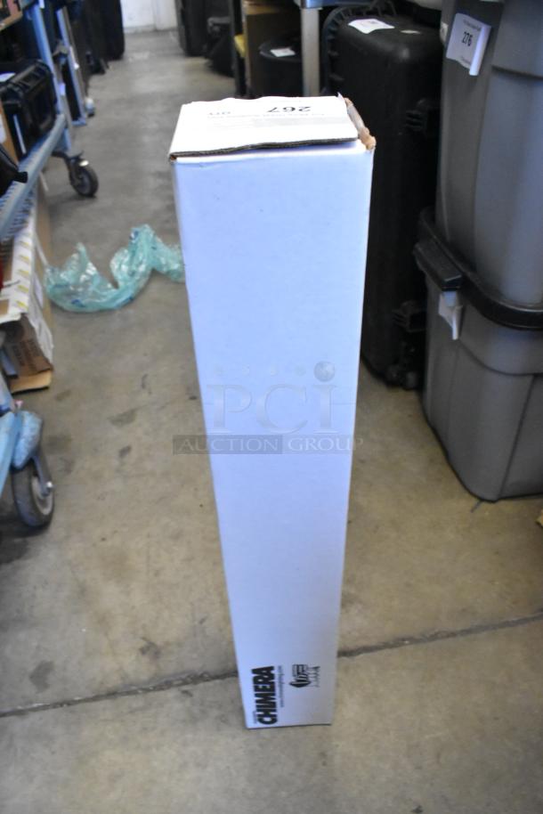 Chimera Tripod in original packaging, brand logo visible, likely new condition.