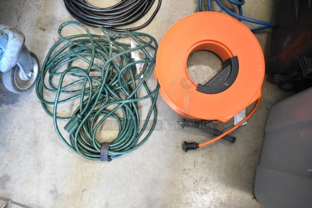 ALL ONE MONEY! Lot of Various Extension Cords in Poly Bin. - Image 2 of 5