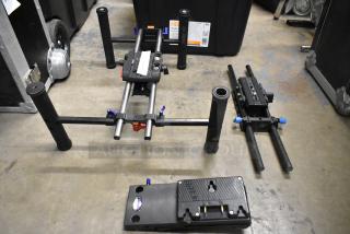Shane Hurlbut Master Cinema Series Letus Kit, black with grips and rails, includes camera mounting plate, in good condition.