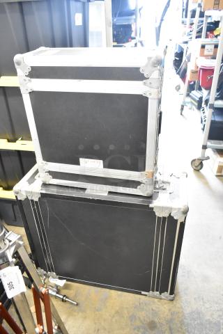 Cadence Hard Case, black with metal edges, shows moderate wear. Features durable corner protectors and Cadence label.