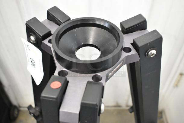Kessler Tripod with metal build, sturdy design, visible brand label. Includes a QR code tag and item number for auction.