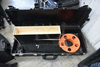 Pearstone unit in Pelican Air hard case, features black exterior, organized interior, visible Pearstone logo, good condition.
