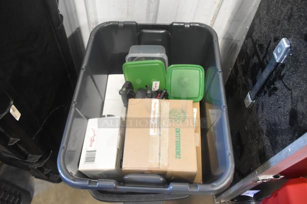 ALL ONE MONEY! Lot of Various Items Including Kessler Accessories in Poly Bin - Image 3 of 16