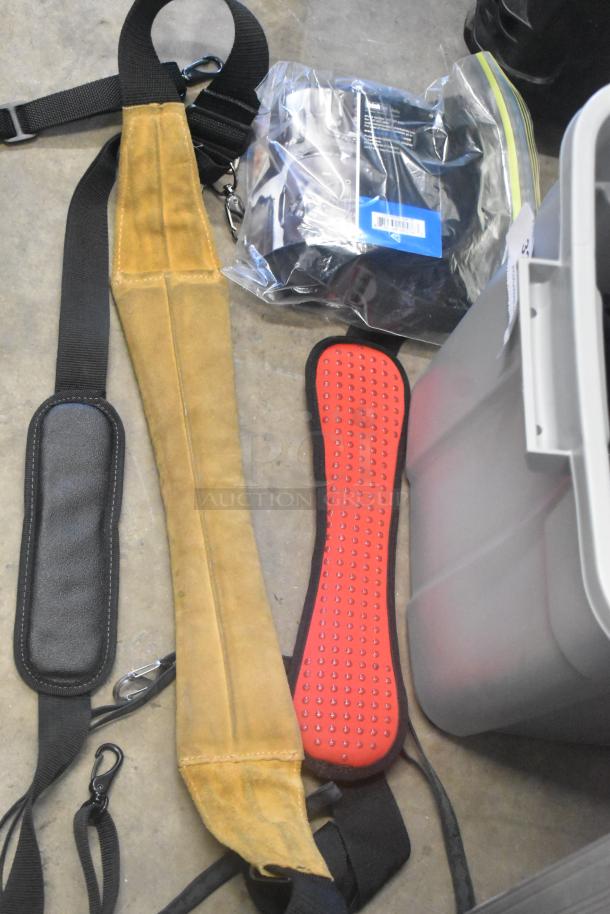 ALL ONE MONEY! Lot of Various Items Including Shoulder Straps in Poly Bin - Image 7 of 8