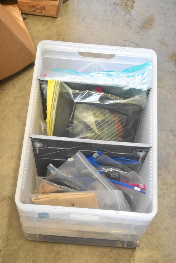 Poly Bin w/ Contents Including Allen Wrenches, - Image 1 of 6