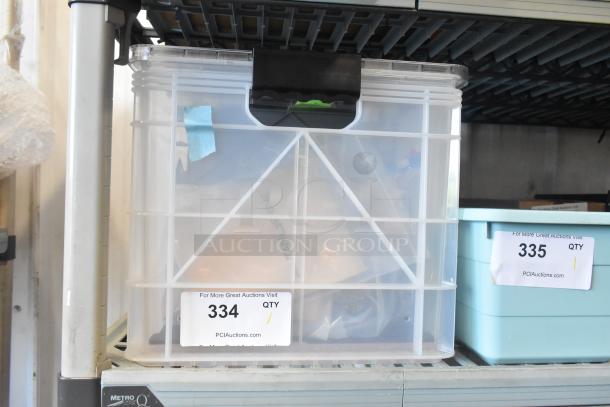 Poly Bin w/ Contents Including Allen Wrenches, - Image 2 of 6