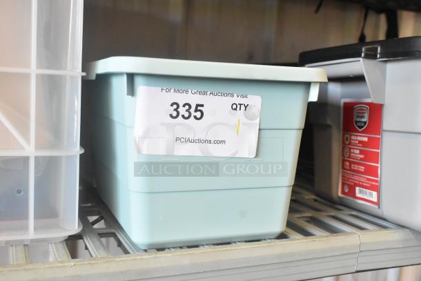 Poly Bin w/ Contents Including Movi Pro Batteries - Image 2 of 7