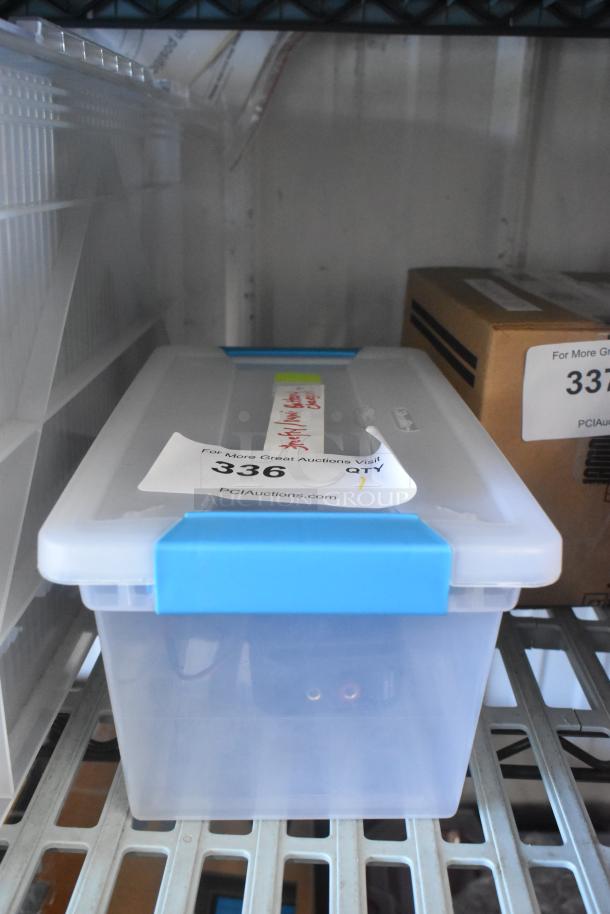Poly Bin w/ Contents Including Battery Chargers - Image 2 of 6