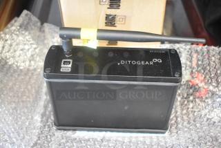 Ditogear Controller with USB port, antenna, serial number EVO-B-260. In good condition, resting on bubble wrap.