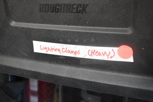 ALL ONE MONEY! Lot of Lighting Clamps in Poly Bin. - Image 3 of 7