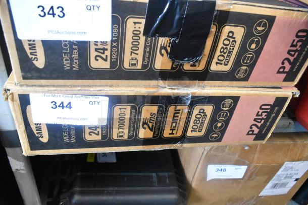 IN ORIGINAL BOX! Samsung P2450 Monitor. - Image 1 of 2