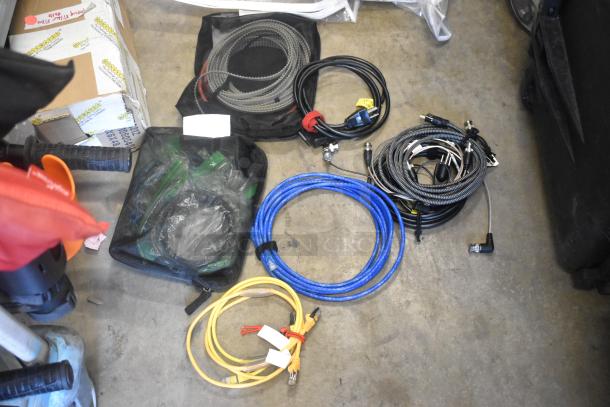 ALL ONE MONEY! Lot of Miscellaneous Cables. - Image 1 of 7