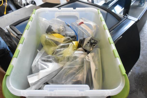 ALL ONE MONEY! Lot of Various Items Including Camera Car Mount Kit in Poly Bin - Image 1 of 7