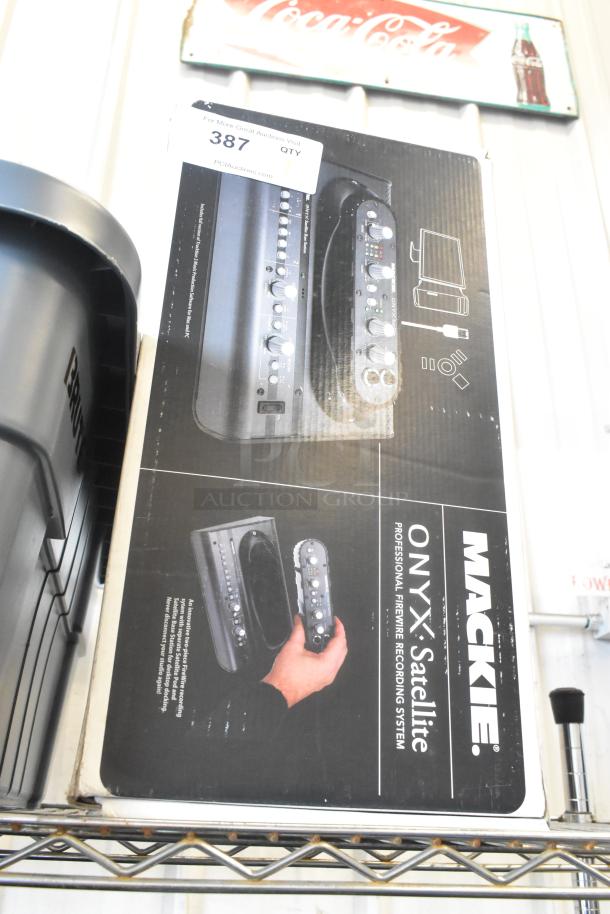 IN ORIGINAL BOX! Mackie Onyx Satellite Professional Firewire Recording System - Image 2 of 7