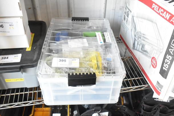ALL ONE MONEY! Lot of Mounting Hardware in Poly Bin - Image 1 of 14