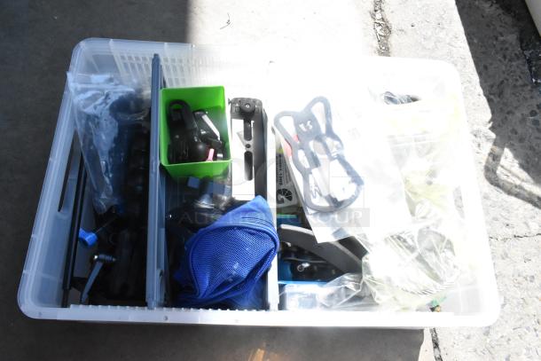 ALL ONE MONEY! Lot of Mounting Hardware in Poly Bin - Image 3 of 14