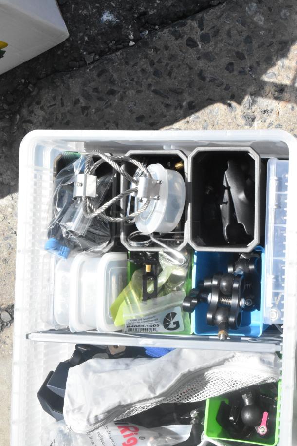 ALL ONE MONEY! Lot of Mounting Hardware in Poly Bin - Image 12 of 14