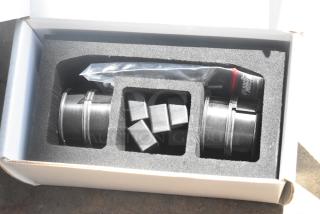 Box of 3 Flowcine Handle Bar Grips, new, in foam packaging. Includes accessories and lubricant for installation.