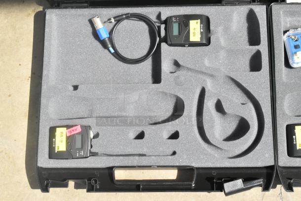 2 Sennheiser Bodypack Transmitter in Hard Case. 2 Times Your Bid! - Image 3 of 9