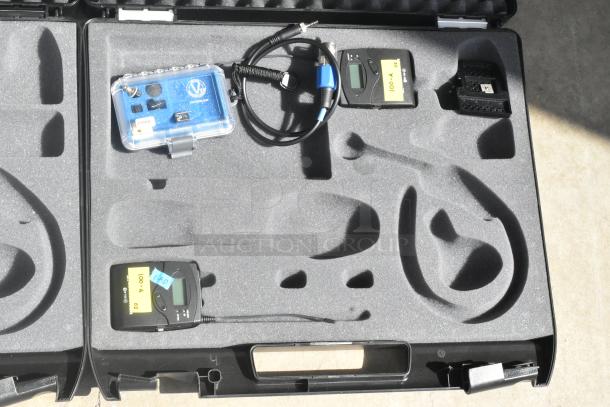 2 Sennheiser Bodypack Transmitter in Hard Case. 2 Times Your Bid! - Image 4 of 9