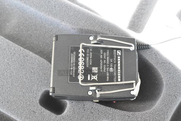 2 Sennheiser Bodypack Transmitter in Hard Case. 2 Times Your Bid! - Image 9 of 9