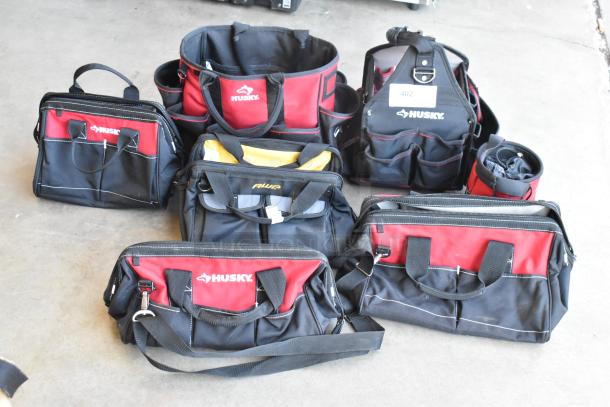 7 Various Tool Bags. 7 Times Your Bid! - Image 1 of 9