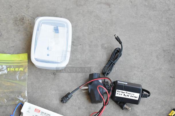 ALL ONE MONEY! Lot of Various Items Including DigiPro Units and Harbortronics Battery Charger in Poly Bin - Image 8 of 12