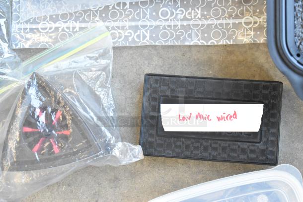 ALL ONE MONEY! Lot of Various Items Including Audio Accessories, MicroRemote, LAV Mic Wired, Professional Accessory Kit in Poly Bin - Image 12 of 15