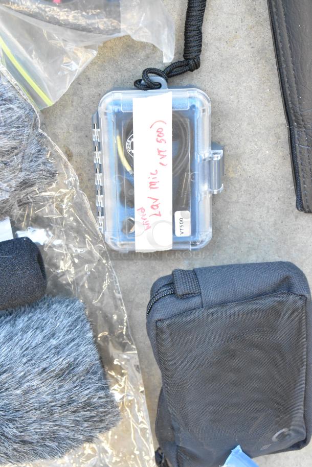 ALL ONE MONEY! Lot of Various Items Including Audio Accessories, MicroRemote, LAV Mic Wired, Professional Accessory Kit in Poly Bin - Image 13 of 15