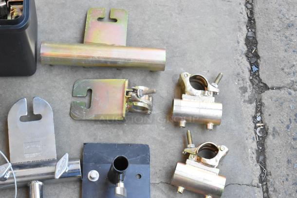 ALL ONE MONEY! Lot of Various Items Including Speed Rail Clamps in Poly Bin - Image 6 of 7