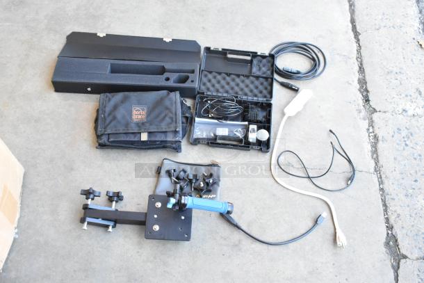 ALL ONE MONEY! Lot of Various Items Including Audio Accessories, Knobs in Poly Bin - Image 1 of 9