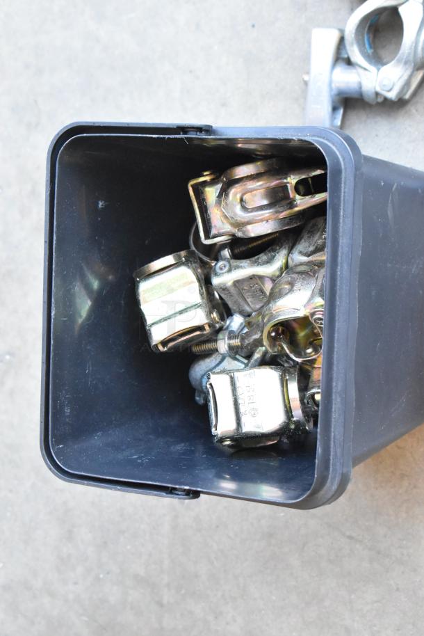 ALL ONE MONEY! Lot of Various Items Including Clamps and Grip Gear in Poly Bin - Image 7 of 8