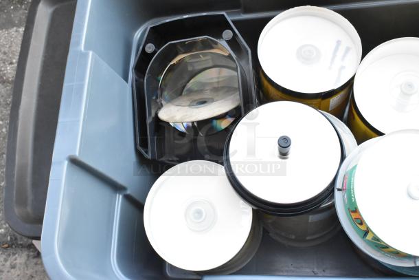 ALL ONE MONEY! Lot of Various Items Including Blank CDs in Poly Bin - Image 4 of 5