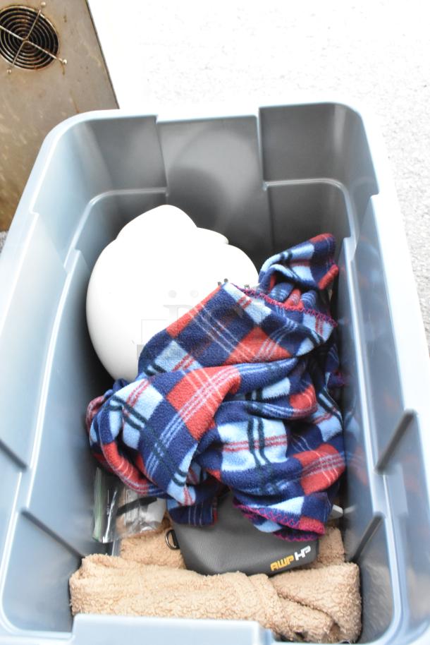 ALL ONE MONEY! Lot of Various Items Including Allen Wrenches and Light Fixture in Poly Bin - Image 1 of 8