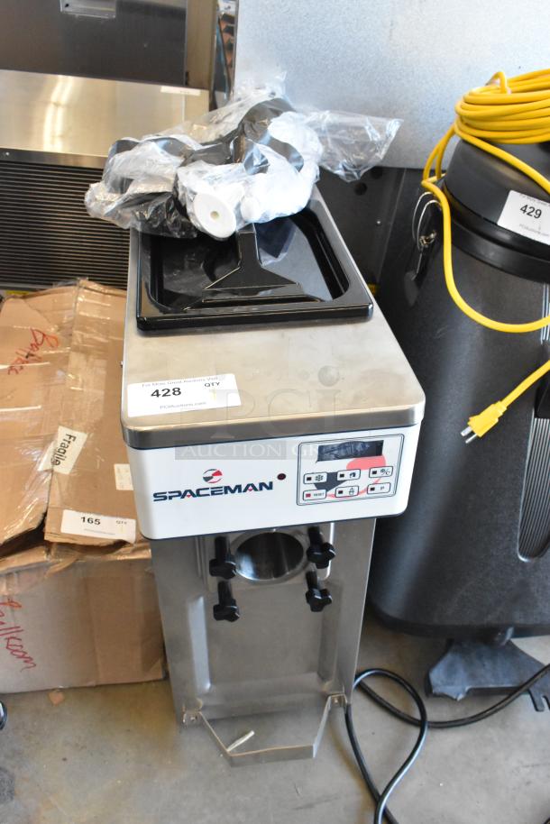 BRAND NEW SCRATCH AND DENT! 2024 Spaceman 6210-C Stainless Steel Countertop Soft Serve Ice Cream Machine with 1 Hopper. 110 Volts, 1 Phase. - Image 1 of 14