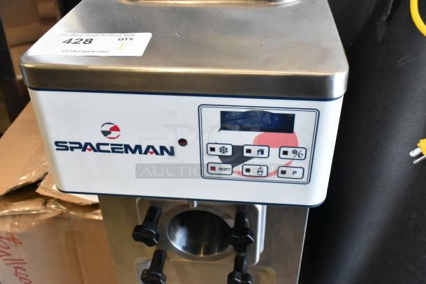 BRAND NEW SCRATCH AND DENT! 2024 Spaceman 6210-C Stainless Steel Countertop Soft Serve Ice Cream Machine with 1 Hopper. 110 Volts, 1 Phase. - Image 10 of 14