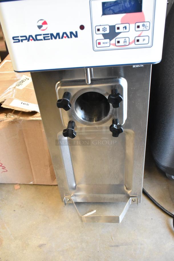 BRAND NEW SCRATCH AND DENT! 2024 Spaceman 6210-C Stainless Steel Countertop Soft Serve Ice Cream Machine with 1 Hopper. 110 Volts, 1 Phase. - Image 11 of 14