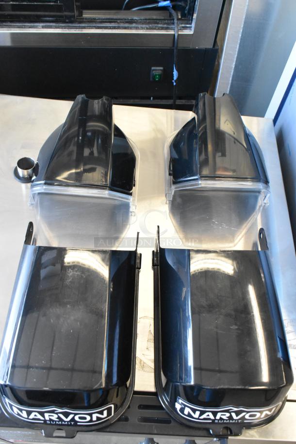 BRAND NEW SCRATCH AND DENT! Narvon NSSM2 Stainless Steel Commercial Countertop Double Slushie Machine. 115 Volts, 1 Phase. - Image 6 of 12