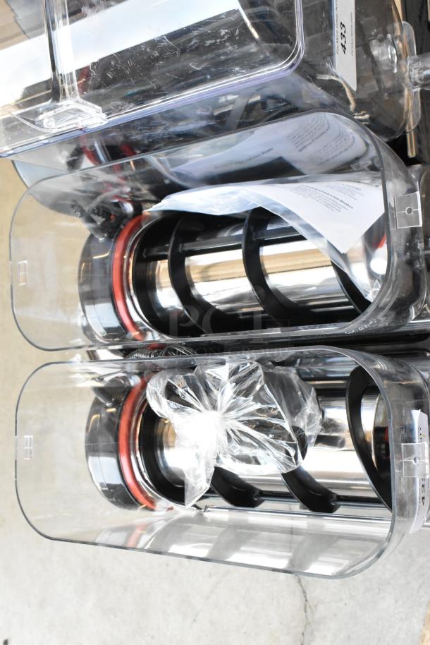 BRAND NEW SCRATCH AND DENT! Narvon 378SM2 SM2 Double 3 Gallon Pourover Granita / Slushy / Frozen Beverage Machine - 115 Volts, 1 Phase. - Image 5 of 9