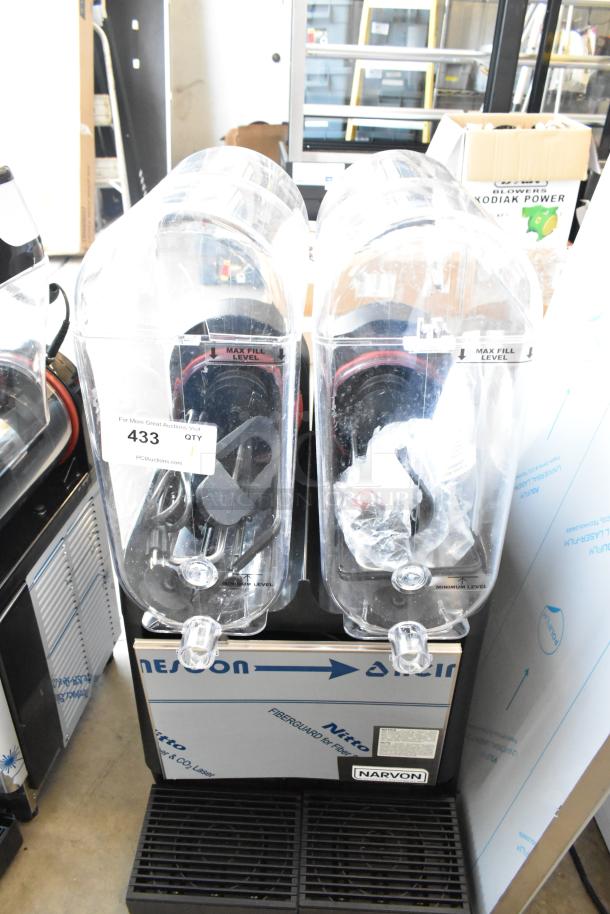 BRAND NEW SCRATCH AND DENT! Narvon Double Pourover Granita / Slushy / Frozen Beverage Machine - 115 Volts, 1 Phase. - Image 4 of 11