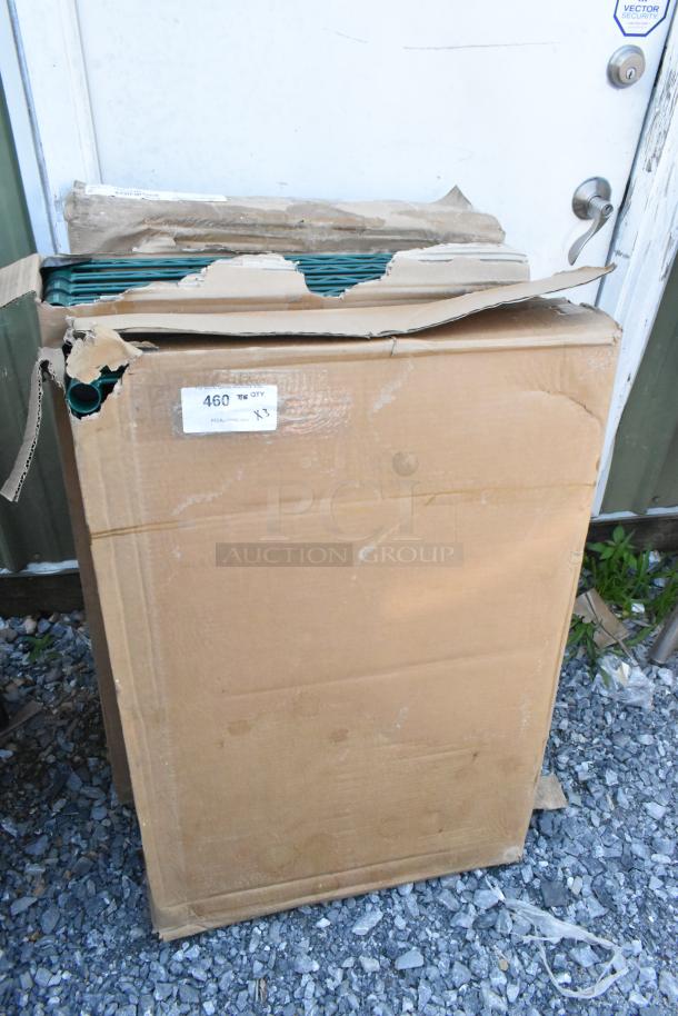 3 BRAND NEW SCRATCH AND DENT! Olympic J2436K Wire Shelves. 3 Times Your Bid! - Image 1 of 4