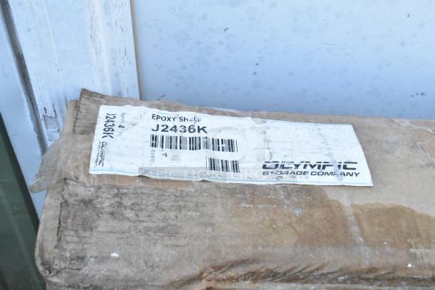 3 BRAND NEW SCRATCH AND DENT! Olympic J2436K Wire Shelves. 3 Times Your Bid! - Image 2 of 4