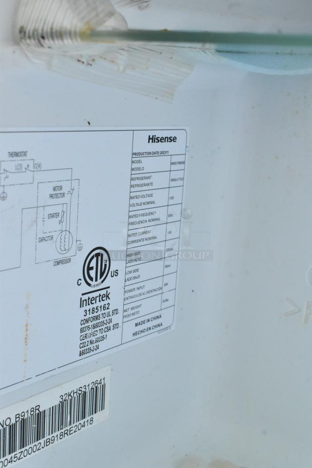 8 Various Mini Coolers Including Haier HSA02WNDBB, Galanz LR33MBKE23, Hamilton Beach REFHB31TB, Hisense WMS017MEXBE, Galanz GL17BK, Frigidaire FGFR334, Hisense WMS017MEXBE. 8 Times Your Bid! - Image 6 of 18