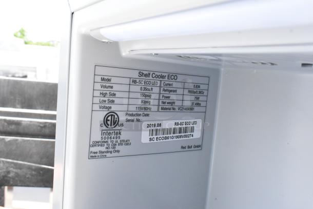 RB-SC ECO LED Mini Shelf Cooler Merchandiser. 115 Volts, 1 Phase. - Image 4 of 4