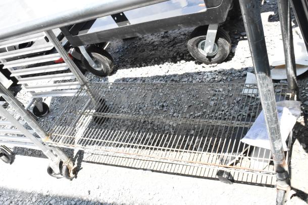 Stainless Steel Table w/ Wire Under Shelf on Commercial Casters. - Image 3 of 5