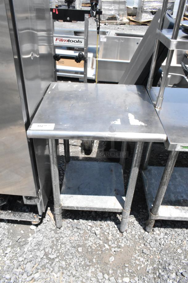 Stainless Steel Table w/ Metal Under Shelf. - Image 1 of 3
