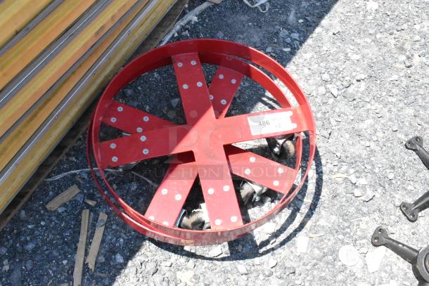 2 Red Dolly on Commercial Casters. 2 Times Your Bid! - Image 1 of 3