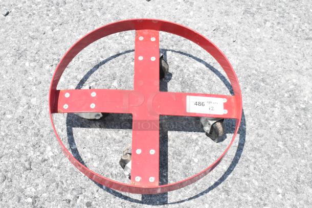 2 Red Dolly on Commercial Casters. 2 Times Your Bid! - Image 3 of 3