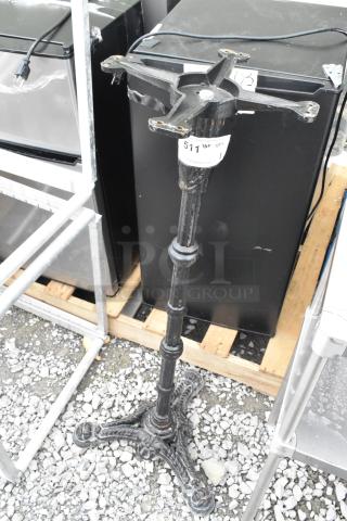 Black Metal Table Base - Item #1194448